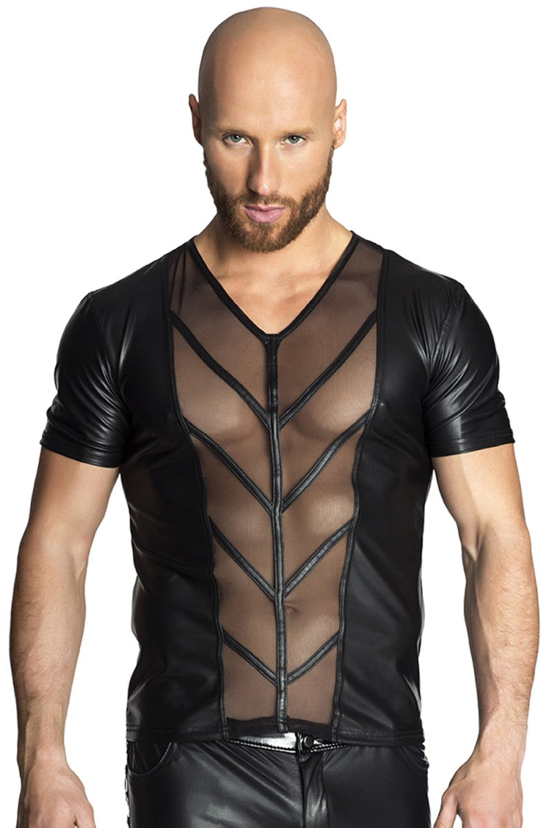 schwarzes Shirt H029 von Noir Handmade schwarzes Shirt H029 von Noir Handmade